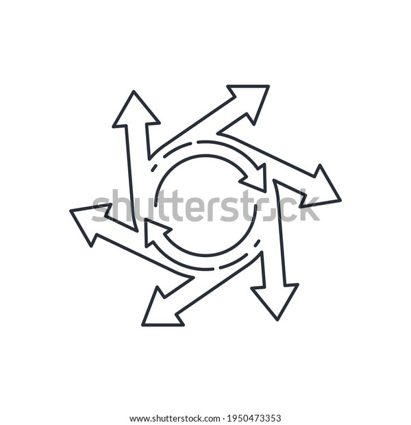Fast Change Events Directions Disintegration Vector Stock Vector ...