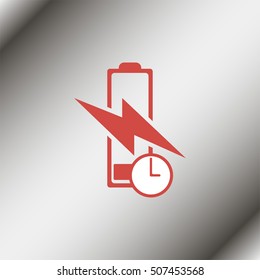 Fast charging icon.