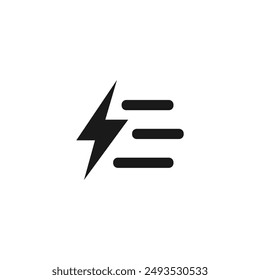 Icono de carga rápida o Vector de señal de carga rápida simple aislado. El mejor ícono de carga rápida para App móviles, Sitios web, elemento de diseño de negocios y más.