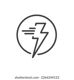 fast charging  icon vector element  design template web