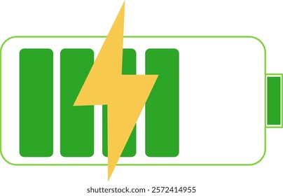 Fast Charging Icon Vector Set