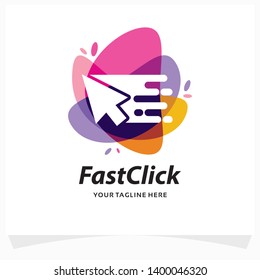 Fast Click Logo Design Template