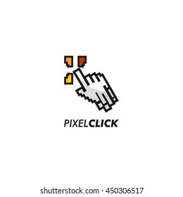 Fast Click Logo Design Template. Vector illustration
