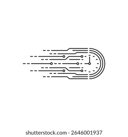 fast clock and electronics concept. fast clock concept. clock interface for sports, technology, business and education world