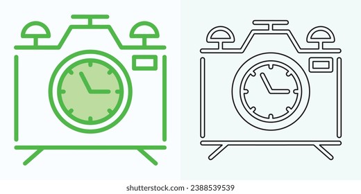 Fast Clock Timer Icon, Quick Time, Fast Delivery Timer Vector, Time Out Sign, Countdown, Fast Service Sign, Clock Speedy Flat, Deadline Concept, Stopwatch In Motion Symbol