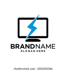 plantilla de diseño de logotipo de icono de equipo rápido Vector de ilustración