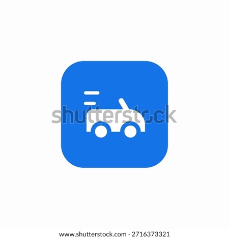 fast convertible icon sign vector