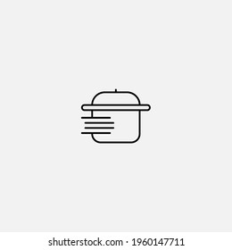 Fast cooking icon sign vector,Symbol, logo illustration for web and mobile