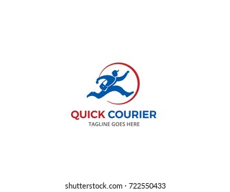 Fast Courier Run Logo