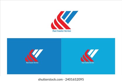Logotipo del servicio de mensajería rápida. Este es un logo del servicio de mensajería.