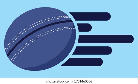 Fast Cricket Ball Logo Template