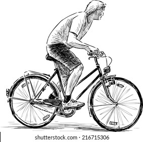 fast cyclist