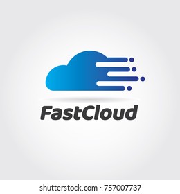 Fast Data Cloud Logo Symbol Icon