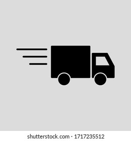 entrega rápida de icono vector simple