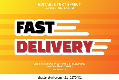 Fast Delivery 3D Editable Text Effect Template