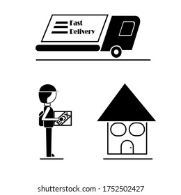 Fast Delivery Bundle with Outlines Style