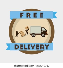 fast delivery design, vector illustration eps10 graphic 