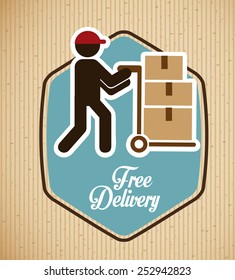fast delivery design, vector illustration eps10 graphic 