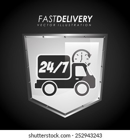 fast delivery design, vector illustration eps10 graphic 