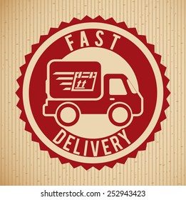fast delivery design, vector illustration eps10 graphic 