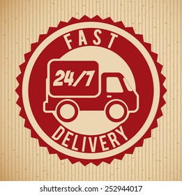 fast delivery design, vector illustration eps10 graphic 