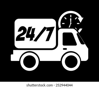 fast delivery design, vector illustration eps10 graphic 