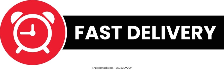 Fast Delivery Ecommerce Icon Call To Action Button Offer Design Marketing Symbol