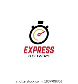 fast delivery express logo, express delivery service symbol, for service, order, fast and free shipping. Modern design vector illustration vector isolated on white background.