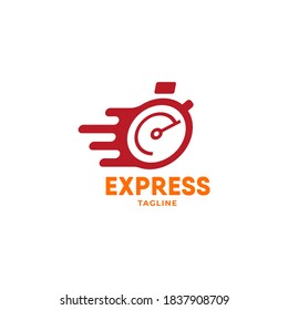fast delivery express logo, express delivery service symbol, for service, order, fast and free shipping. Modern design vector illustration vector isolated on white background.