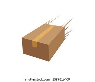 Fast Delivery Flat Vector Illustration