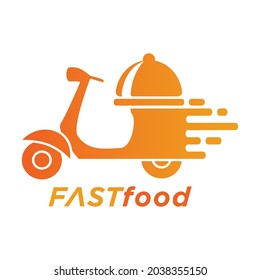 Fast Delivery Food Logo Vector Design Template.