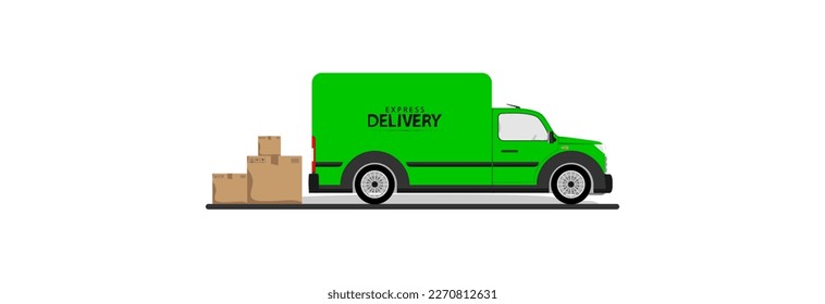 Fast delivery of goods from the online store or parcels.