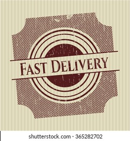 Fast Delivery grunge stamp