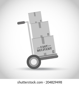 Fast delivery hand truck