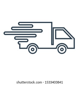 Fast delivery icon, delivery icon