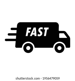 fast delivery icon design vector