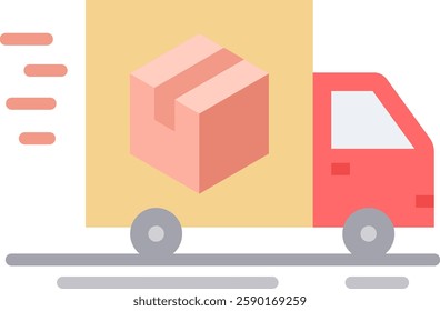 Fast Delivery Icon Element For Design