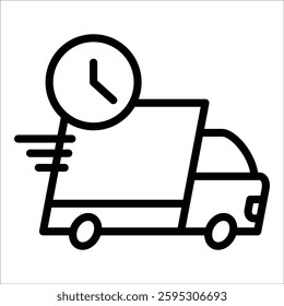 Fast Delivery Icon Element For Design