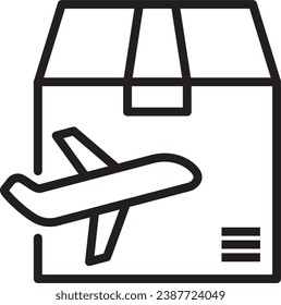 The fast delivery icon has been created simply and is suitable for use by anyone