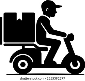 fast delivery icon isolated on white background