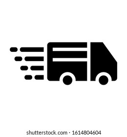 fast delivery icon isolated sign symbol vector illustration - high quality black style vector icons
