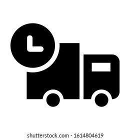 fast delivery icon isolated sign symbol vector illustration - high quality black style vector icons
