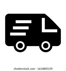 fast delivery icon isolated sign symbol vector illustration - high quality black style vector icons
