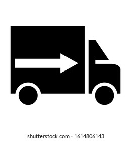 fast delivery icon isolated sign symbol vector illustration - high quality black style vector icons
