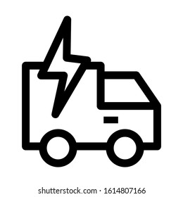 fast delivery icon isolated sign symbol vector illustration - high quality black style vector icons
