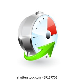 Fast delivery icon. Vector