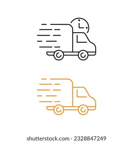 Fast Delivery Icon Vector Design.