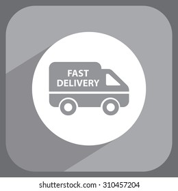 fast delivery icon . Vector illustration.