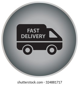 fast delivery icon . Vector illustration.