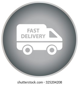 fast delivery icon. Vector illustration.
